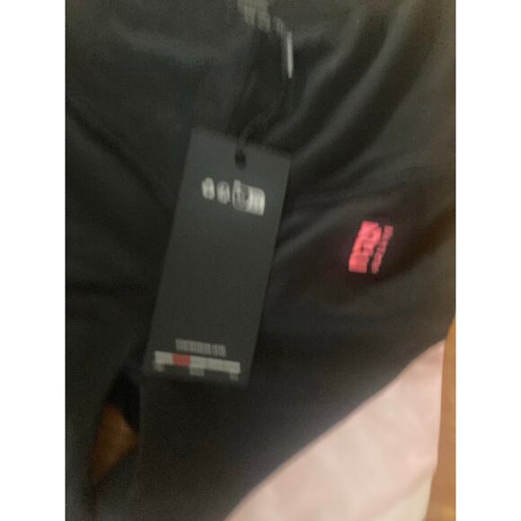 NWT P.E Nation Studio Soft Sprint Time Bike Shorts Black Pink White Stripe XS - Picture 6 of 6